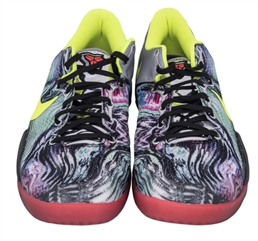 Kobe Bryant Signed Nike Zoom Kobe 8 (VIII) Prelude “Reflection” Multi-Color/Volt-Chrome Sneakers Pair (Lakers LOA)